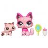 Littlest petshop mama si bebelusul pisicuta