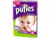 Scutece copii pufies nr 4 maxi 7-18 kg 70 bucati