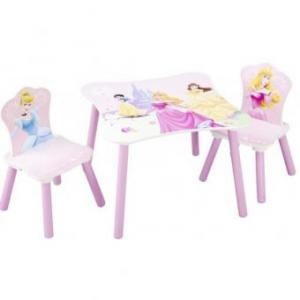 Set masuta si 2 scaunele Printesele Disney