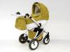 Carucior pentru copii 3 in 1 mykids amber green-white