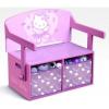 Mobilier 2 in 1 pentru depozitare jucarii Hello Kitty