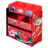 Organizator jucarii cu cadru din lemn disney cars