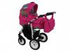 Carucior copii 3 in 1 mykids germany roz color