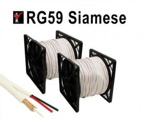 Cablu RG59 coaxial cu alimentare rola 300m CA3RG59