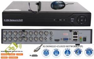 DVR 16 canale full D1 cu HDMI P2P 7016HV