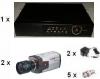 Sisteme supraveghere video pro1213 : dvr 4 canale 100/100fps + 2