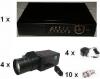 Sisteme supraveghere video PRO1421 : DVR 4 canale 100/100FPS + 4 camere supraveghere BIG-20SNH540TVL