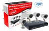 Kit supraveghere 4 camere 800 TVL cu DVR PNI House PTZ800