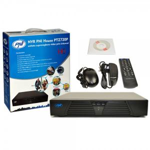 NVR 4 canale IP PNI House PTZ720P