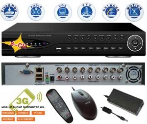 DVR 8 canale video 8 audio DVR9308