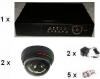 Sisteme supraveghere video PRO1217 : DVR 4 canale 100/100FPS + 2 camere supraveghere BIG-507SN