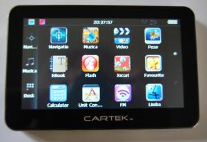 Navigator GPS 5" HD de parbriz Cartek X5HD