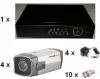 Sisteme supraveghere video pro1413 : dvr 4 canale 100/100fps + 4
