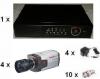 Sisteme supraveghere video pro1414 : dvr 4 canale 100/100fps + 4