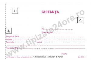 Chitanta A6 (3 file)Cod 14-4-1