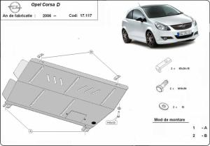 Scut motor Opel Corsa D