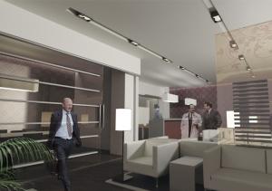 AIHCB - Business Lounge Salon Proiect Arhitectura