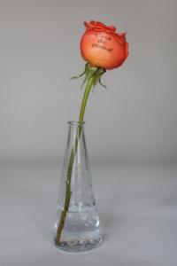 Trandafir personalizat pentru nunta