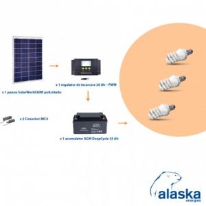Sistem iluminat fotovoltaic