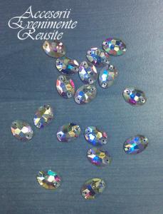 Pietre de cristal ovale multicolore