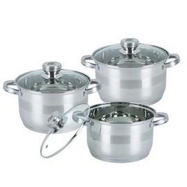 Set oale inox cu capac Bohmann BH-06-275 - 6 piese