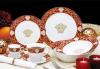 Set de masa portelan - 49 piese -