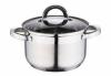 Cratita de inox cu capac 24 cm blaumann 1021 gourmet line