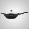 Wok 32 cm cu strat interior de marmura rl-bw32m