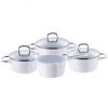 Set oale cu baza pentru inductie si interior ceramic Bergner BG-8623