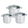 Set oale inox, cu capac de yena, 6