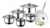 Set de oale din inox Royalty Line , cu capac, 12 piese RL-1231C