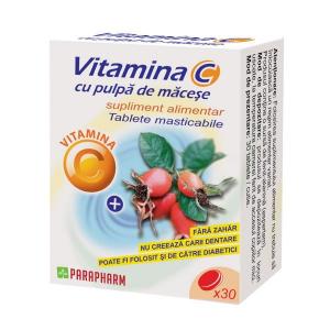 Vitamina C cu pulpa de macese