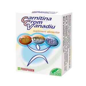 Carnitina + Crom + Vanadiu