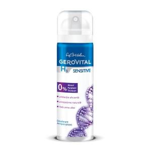 Deodorant antiperspirant Gerovital H3 - Sensitive, 150 ml