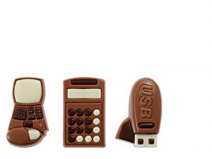 Set usb, pc, calculator ciocolata