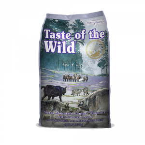 Taste Of The Wild Sierra Mountain 13.6 kg + CADOU o pipeta antiparazitara Amflee Spot On la alegere