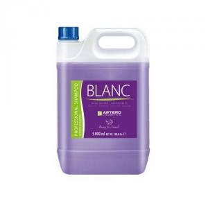 Sampon concentrat Artero Blanc 5 L pentru blana alba, neagra sau gri