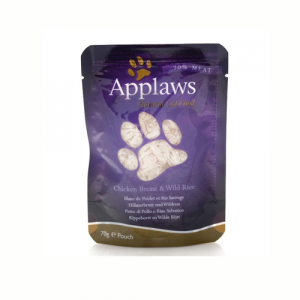 Applaws Cat Adult Piept de pui cu orez salbatic, plic 70 gr