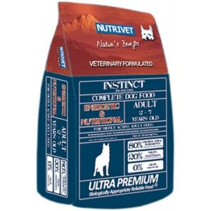 Nutrivet INSTINCT Energetic and Nutritional 12 kg  + ulei somon salbatic Nutrivet 250 ml