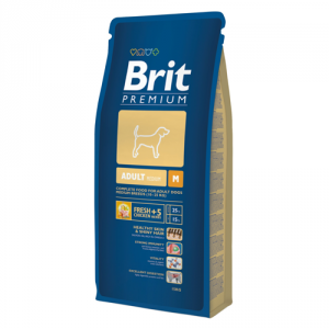 Brit Premium Caine Adult Talie Medie 15kg + 3kg CADOU