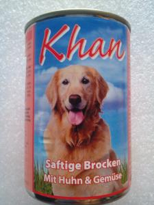 Khan Dog conserva de Pui si Legume in sos 400 gr