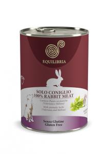 Conserva EQUILIBRIA Dog - 100% carne de IEPURE -  410 gr