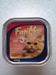 FatiMa Cat 2 Varietati Carne folie aluminiu 100 gr