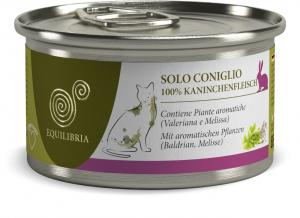 Conserva EQUILIBRIA Cat - 100% carne de IEPURE - 85 gr