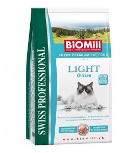 Biomill Cat Light cu Pui 10 kg