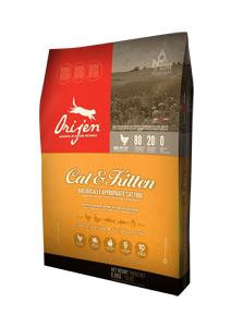 Orijen Cat & Kitten 7 kg + CADOU 3 plicuri Applaws Cat 70 gr
