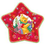 Farfurii steluta Winnie The Pooh Christmas
