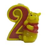 Lumanare 3D cifra 2, Winnie the Pooh