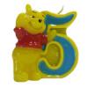 Lumanare 3D cifra 5, Winnie the Pooh