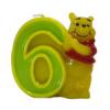 Lumanare 3D cifra 6, Winnie the Pooh